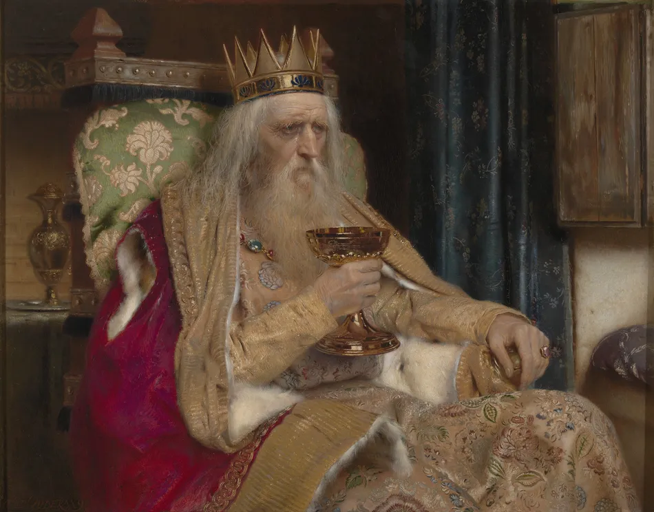 The King of Thule (1896) by Pierre Jean Van der Ouderaa
